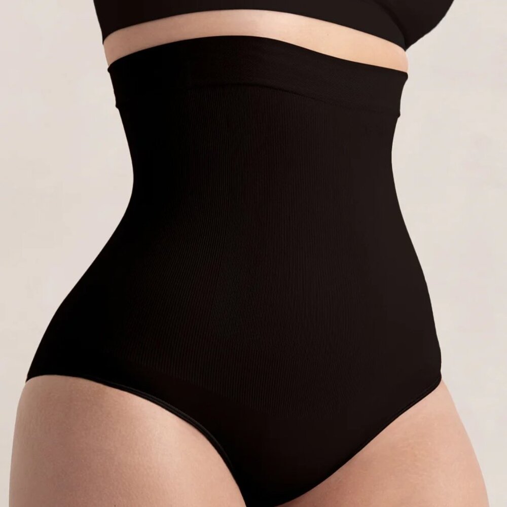 NWT Shapermint Empetua Everyday Comfort High Waisted Shaper Panty Black XL/XXL